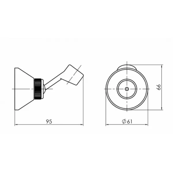 Держатель душевой лейки Duplex 623001 - image 2