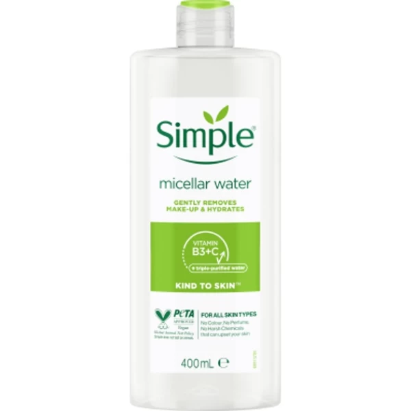 Simple Apa micelara Vitamina B3+C 400ml - image 1