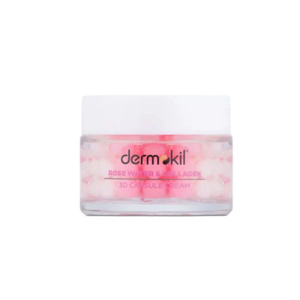 Dermokil Crema 3D cu capsule 50 ml Rose Water - image 1