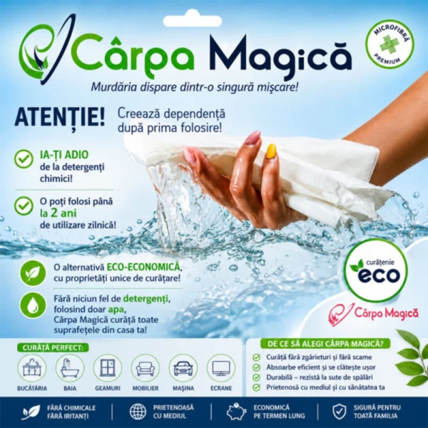 Laveta microfibra 40x40, Carpa Magica - image 2
