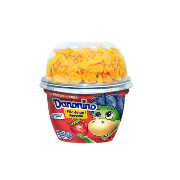 Danonino Завтрак Клубника и хлопья 143 гр - image 2