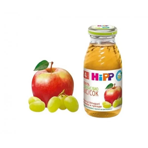 HiPP Suc de mere și struguri (4+ luni), 200 ml - image 2