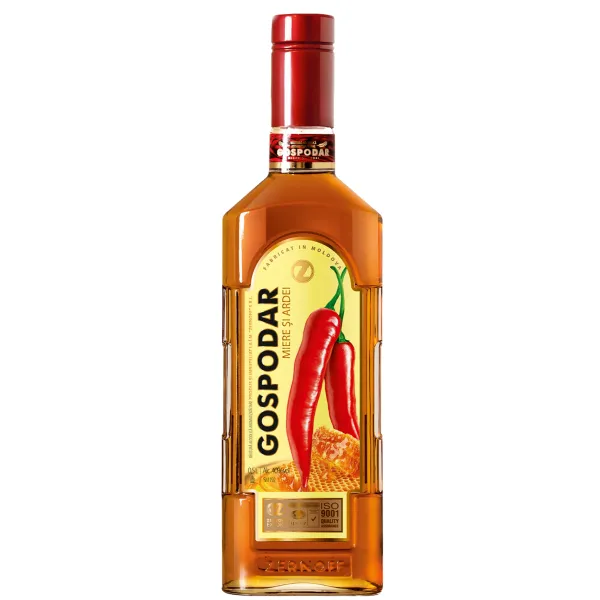 Vodca GOSPODAR Miere si Ardei 500ml - image 1
