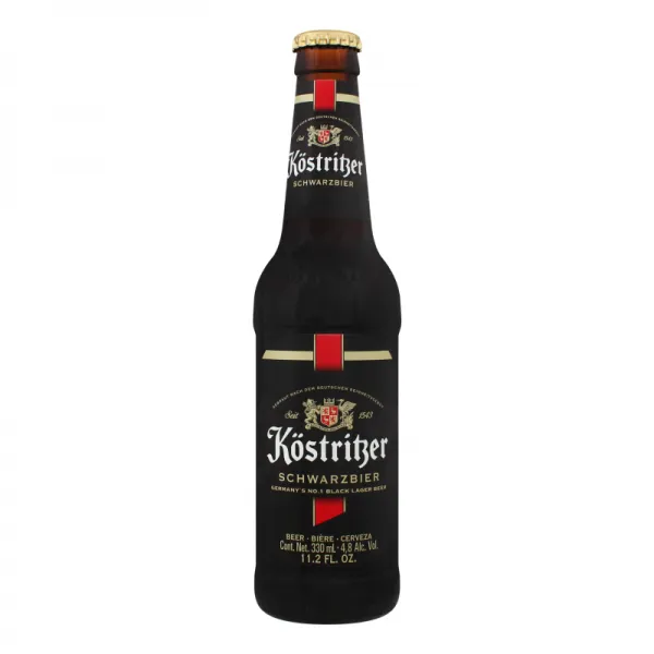 Пиво Kostritzer Schwarzbier Bruna 4.8% 0.33л - image 1