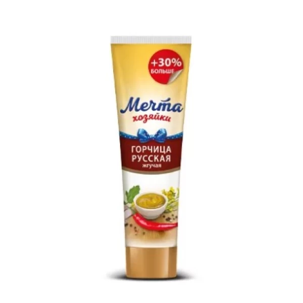 Горчица Русская Мечта хозяйки жгучая 130 - image 1