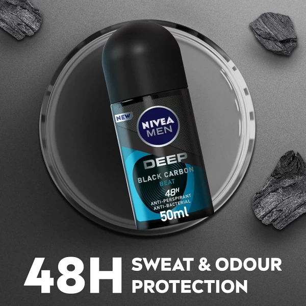 Nivea Дезодорант roll-on Men Deep Beat 50 мл - image 2