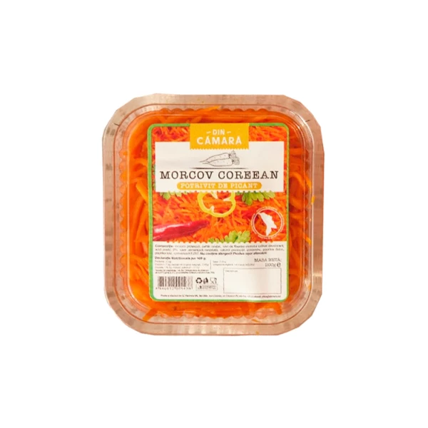 Корейская морковь умеренно острая "Din Cămară" 400 г - image 1