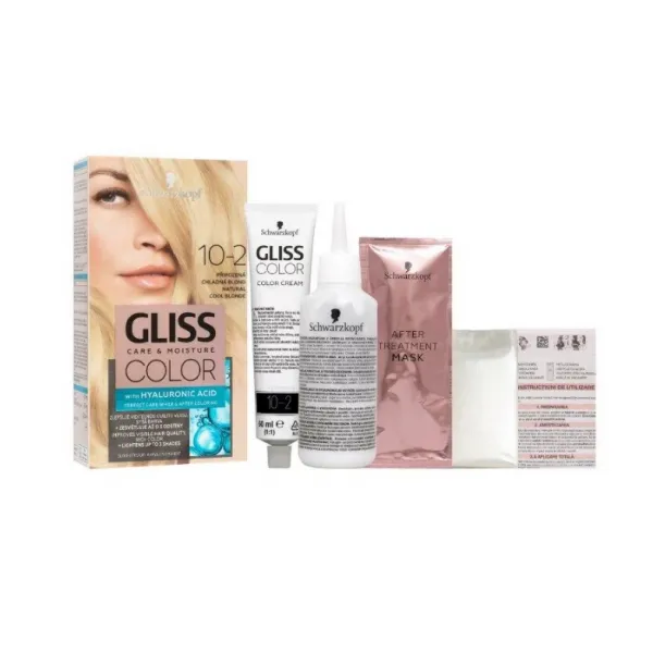 Gliss Color Vopsea de par 10-0 Blond Natural Deschis - image 2