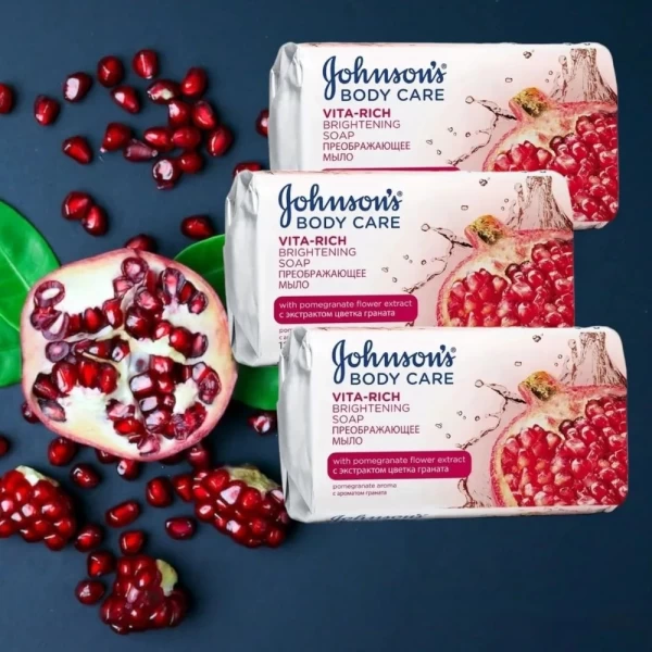 Мыло Johnson’s Body Care Vita Rich Преображающее экстракт граната 90 г - image 3