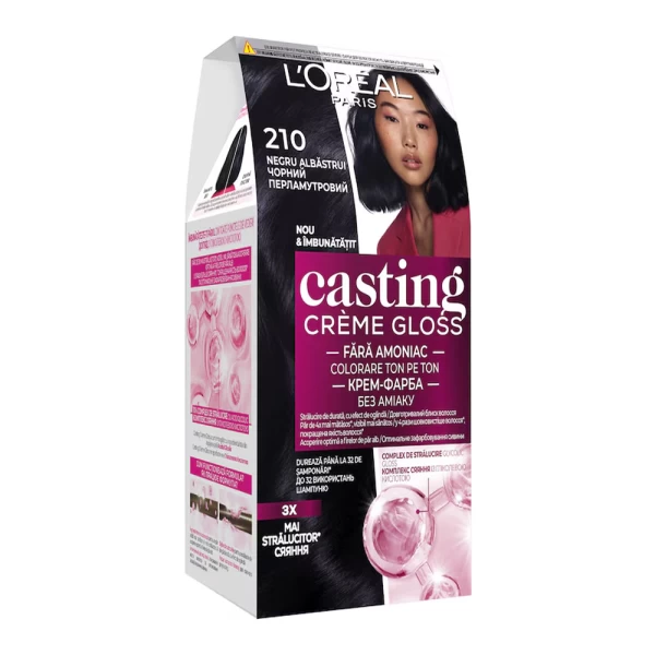 Casting Creme Gloss Vopsea de par 210 Negru Albastrui - image 1