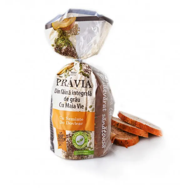 Milina Paine Pravia cu seminte de dovleac feliat 300g - image 1