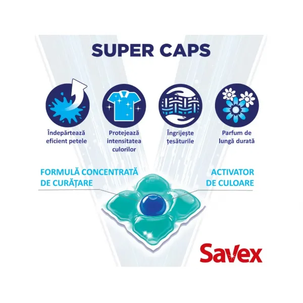 Savex Капсулы для стирки 2in1 Extra Fresh 42 шт - image 2