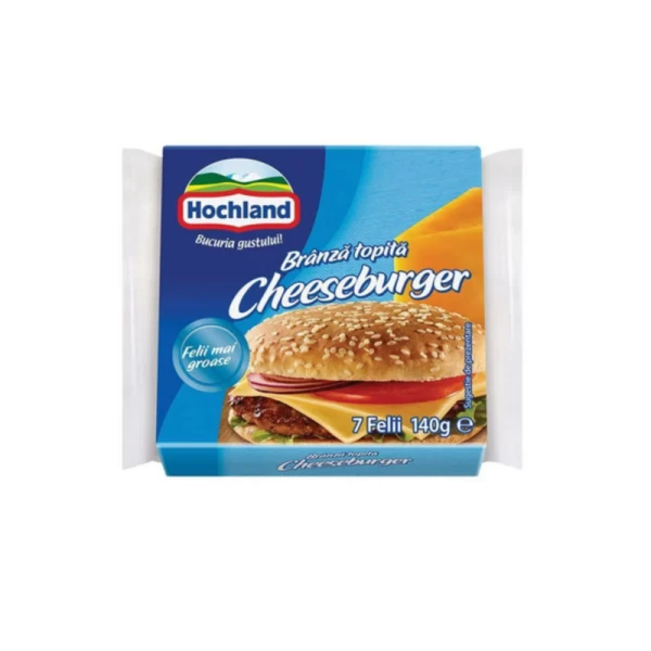 Hochland Branza topita felii cheeseburger 140g - image 1