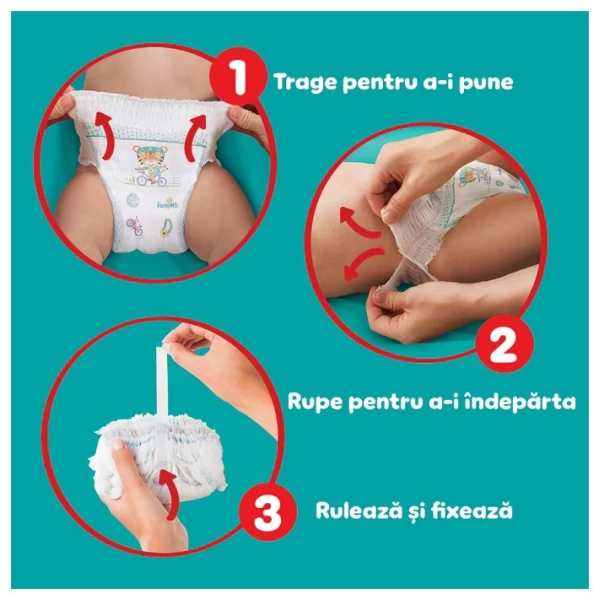 Pampers Chilotei Pants Unisex 4 (9-15 kg), 25 buc - image 4