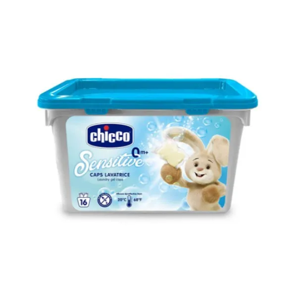 Chicco Detergent capsule cu gel Hipoalergenic 16 buc - image 1