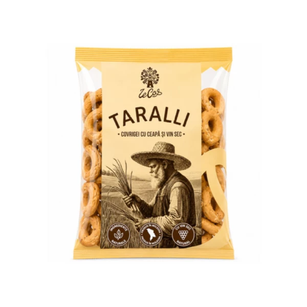 Tarallini Covrigei cu ceapa 200 g - image 1