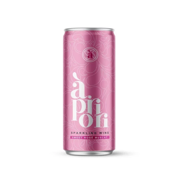 Apriori Vin Spumant Rose Muscat 0.25L Doza 7% - image 1