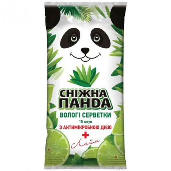 Panda Servetele umede 15 buc Lime - image 1