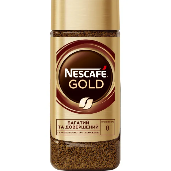 Кофе Nescafe Gold растворимый 190 г - image 1