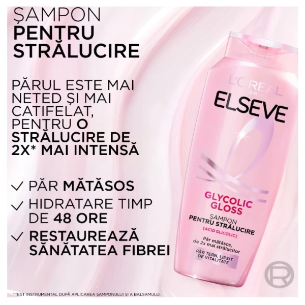 Elseve Sampon 250ml Glycolic Gloss pentru stralucirea parului - image 3