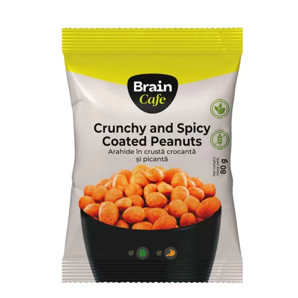 Brain Cafe Arahide decojite coapte si usor sarate 60 g - image 1