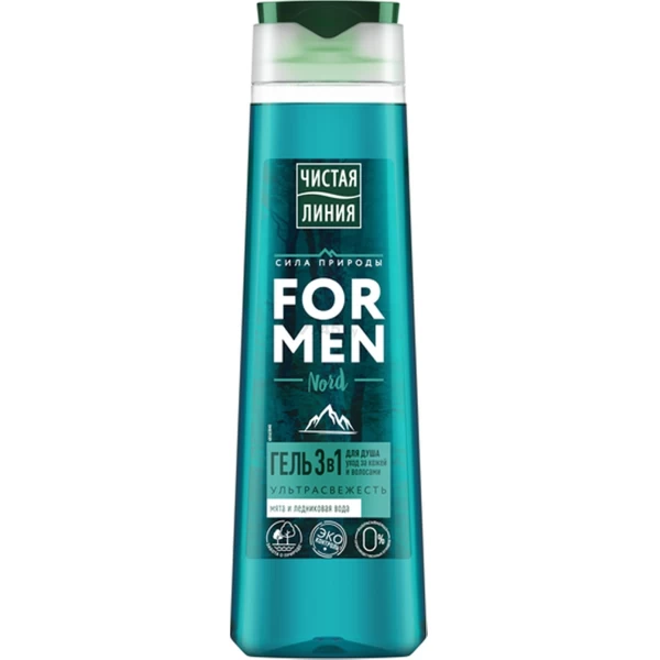 Cistaia Linia Gel de dus 400ml pentru barbati 3in1 - image 1