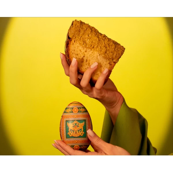 Dulcinella Панеттоне Дубай с фисташками и кадаифом, 820г - image 2