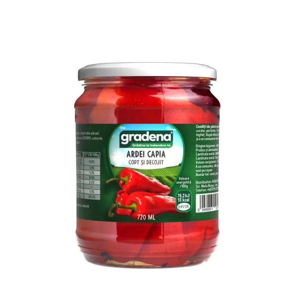 Gradena Ardei Capia copt si decojit 720 ml - image 1