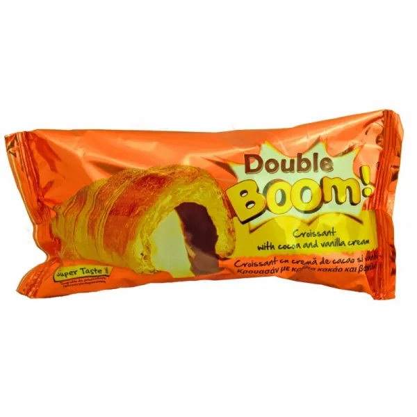 BOOM Круассан 50г с кремом какао и ваниль - image 1