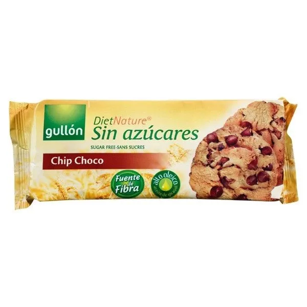 Gullon biscuti Chip Choco Diet Nature fara zahar 125 g - image 1
