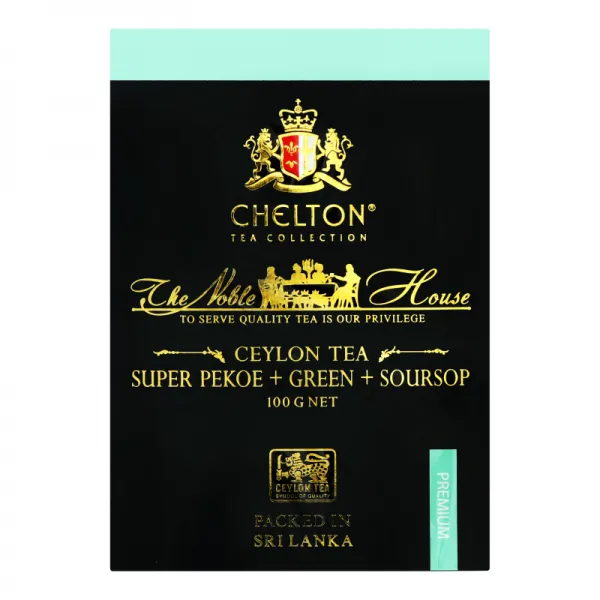 Chelton Nobel Hous Ceai 100g negru +verde Super Pekoe+Soursop - image 1