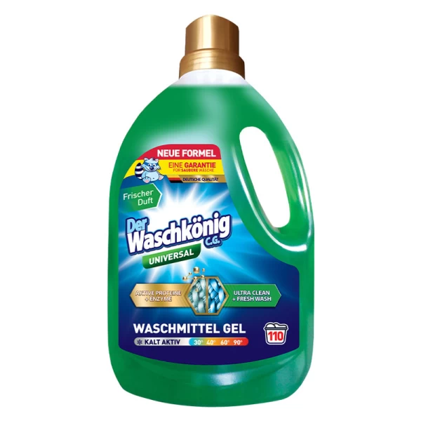 Der Waschkonig Detergent lichid 3,305l Ultra Clean universal 110 spalari - image 1