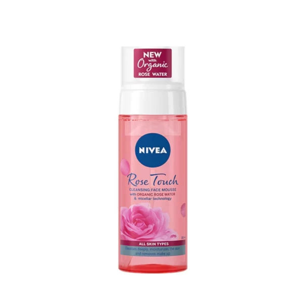 Nivea Spuma de curatare pentru ten Trandafir 150 ml - image 1