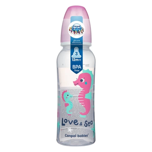 Бутылочка Canpol Love&Sea (12+ мес.), 250 мл - image 2