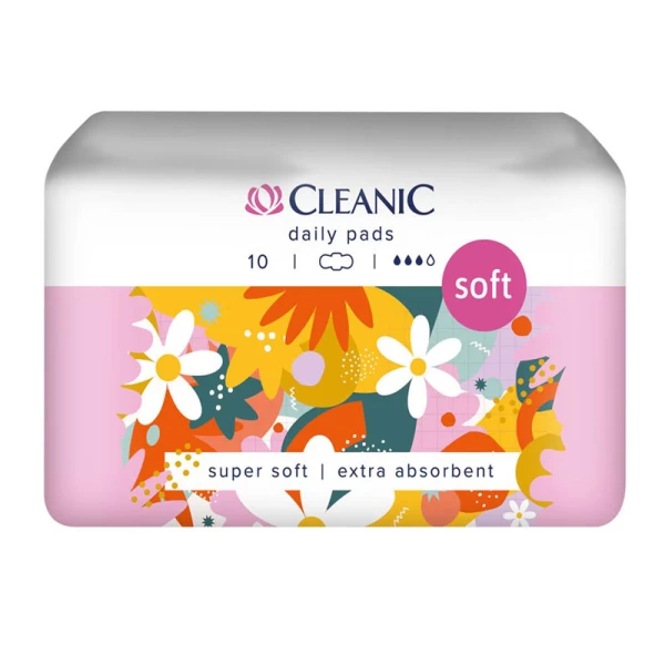 Cleanic Soft Absorbante Ultra Daily 10 buc - image 1