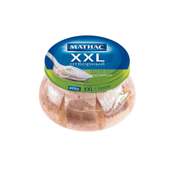 Санта Бремор Филе сельди Матиас с луком, кусочки, 260 г - image 1