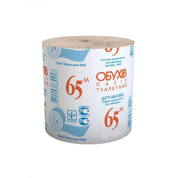 Обухов Туалетная бумага 65m 1 слой - image 1