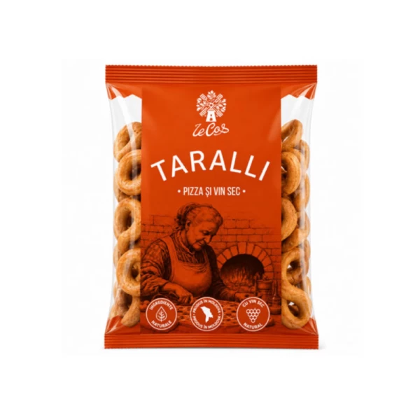 Tarallini Covrigei cu gust de pizza 200 g - image 1