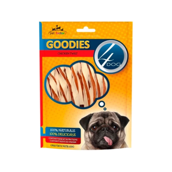 4Dog Классические куриные сэндвичи-твисты  100 г - image 1