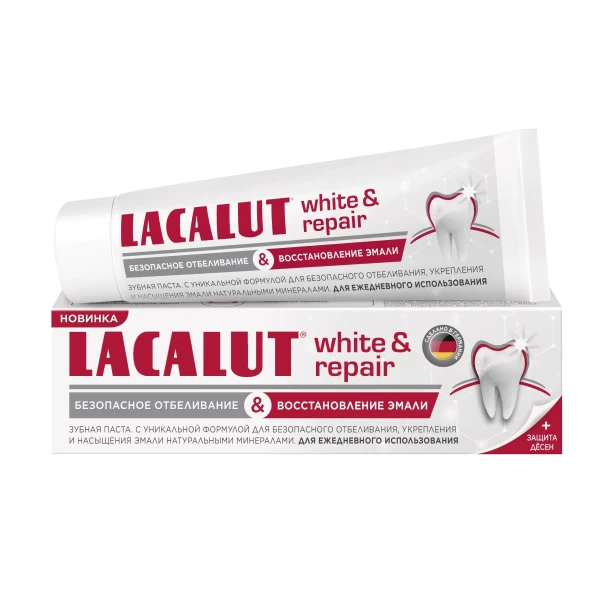 Lacalut Pasta de dinti 75ml White & Repair - image 1