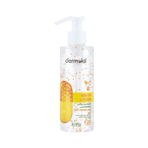 Dermokil Gel purifiant pentru curatarea fetei 200 ml Vitamina C - image 1