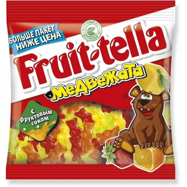 Marmelada Fruit-tella Bears 70g - image 1