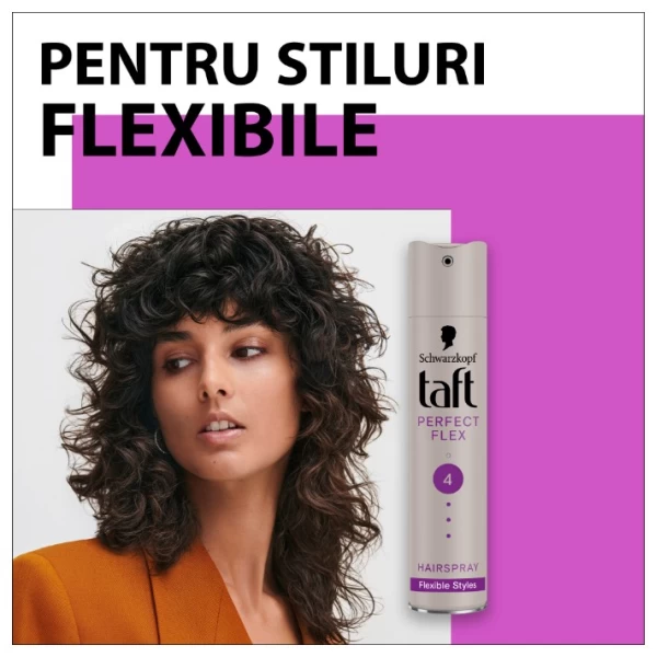 Taft Fixativ Perfect Flex, nivel fixare 4, formula vegana 250 ml - image 3