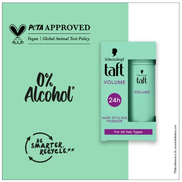 Taft Pudra de par pentru Volume, formula vegana, 10 g - image 2