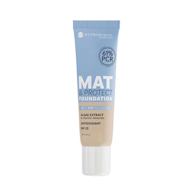 Bell HYPO Mat&Protect Baza nuantatoare SPF25 01 Vanilla - image 1
