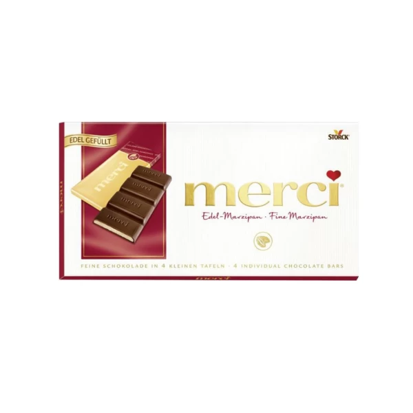 Merci Ciocolata cu martipan 112g - image 1