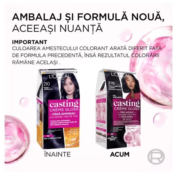 Casting Creme Gloss Vopsea de par 210 Negru Albastrui - image 3