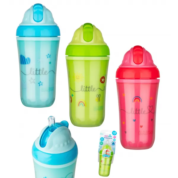 Baby Nova Чашка для питья с соломинкой, 300 мл, 6 месяцев+, BPA-free, 1 шт. - image 2
