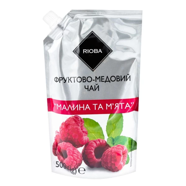 Rioba Concentrat de ceai zmeura si menta 500 g - image 1