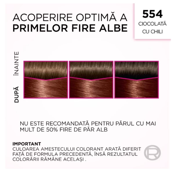 Casting Creme Gloss Vopsea de par 554 Ciocolata cu chili - image 6